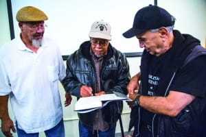 SQ3-David-Johnson-Sundiata-Tate-Bato-Talamantez-Prisoners-Politics-SQ6-to-Pelican-Bay-092315-by-Lucas-Guilkey-web-300x200, David Johnson of the San Quentin 6 on his comrade Hugo ‘Yogi’ Pinell, Abolition Now! 