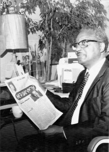 Mr.-A.-Thomas-journalism-instructor-at-Woodrow-Wilson-High-reads-New-Bayview-by-Muhammad-al-Kareem-214x300, Bay View founding publisher: I was inspired by Malcolm, Martin, Elijah and the 1966 HP Uprising, Local News & Views 